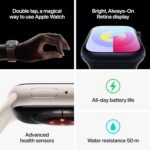Apple Watch Series 9 [GPS + Cellular 45mm] Smartwatch with Midnight Aluminum Case with Midnight Sport Band M/L. - Image 5