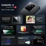 Xiaomi 14 (Black, 12GB RAM, 512GB Storage) - Image 2