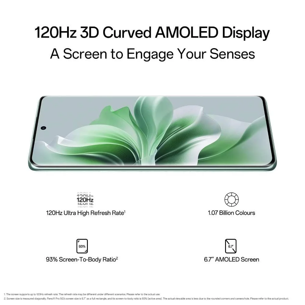 OPPO Reno11 5G (Wave Green, 128 GB) (8 GB RAM) - Image 6
