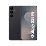 Samsung Galaxy S25 FE 5G Smartphone with Galaxy AI (JetBlack, 8GB RAM, 256GB Storage), 12MP Front Camera, ProVisual Engine, Long Battery Life