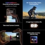 Apple iPhone 16 Pro 256 GB: 5G Mobile Phone with Camera Control, 4K 120 fps Dolby Vision and a Huge Leap in Battery Life. Works with AirPods; White Titanium - Image 5