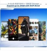 Motorola G57 Power 5G (Corsair, 8GB RAM, 128GB Storage) | Snapdragon 6s Gen 4 Processor | 6.72" FHD+ Display | 50MP LYT-600 + 8MP Ultrawide | 8MP Selfie Camera | 7000mAh Battery, 33W TurboPower | IP64 - Image 9