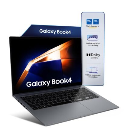 Samsung Galaxy Book4 (Gray, 16GB RAM, 512GB SSD)| 15.6" Full HD Screen | Intel i5 14th Gen 120U Processor |Windows 11 Home | MS Office 2021 | Fingerprint Reader | Intel Iris XE Graphics |RJ45 LAN Port