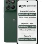 Motorola G67 Power 5G (Pantone Cilantro, 8GB RAM, 128GB Storage) | 6.7" FHD+ 120Hz LCD Display | Snapdragon 7s Gen2 Processor | 50MP + 8MP UW Camera | 7000mAh Battery with 30W Charger | IP64