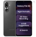 Samsung Galaxy F36 5G, Black (6GB, 128GB)