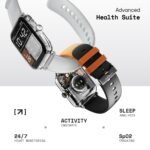 Fire-Boltt Ninja Phantom Smart Watch 1.83” Display, Transparent Clear Body Design, Bluetooth Calling, 120+ Sports Modes, Voice Assistant, AI Outfit Watch Face Smartwatch for Men & Women Blaze Orange - Image 10