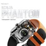 Fire-Boltt Ninja Phantom Smart Watch 1.83” Display, Transparent Clear Body Design, Bluetooth Calling, 120+ Sports Modes, Voice Assistant, AI Outfit Watch Face Smartwatch for Men & Women Blaze Orange - Image 2