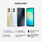 Samsung Galaxy A06 (Black, 4GB RAM, 64GB Storage)| 50 MP Main Camera| Upto 8GB RAM with RAM Plus| MediaTek Helio G85| 5000 mAh Battery Knox Vault: Security & Privacy| Fingerprint Sensor - Image 2