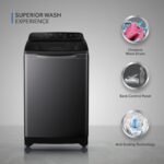 Haier 8 Kg 5 Star Fully Automatic Top Load Washing Machine (HSW80-678ES8, Oceanus Wave Drum, Dark Jade Silver) - Image 5