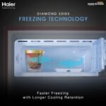 Haier 185 L 2 Star Direct Cool Single Door Refrigerator Appliance (2023 Model, HED-192RS-P, Red Steel) - Image 6