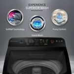 Haier 8 Kg 5 Star Fully Automatic Top Load Washing Machine (HSW80-678ES8, Oceanus Wave Drum, Dark Jade Silver) - Image 4