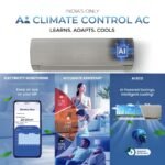 Haier Gravity Series 1.6 Ton 5 Star AI Climate Control Smart Split AC (5460 Watts, HEXA Inverter, Copper, Fabric Finish, Wi-Fi, 4-Way, HD Filter, Cools at 60°C-HSU19G-MZAIM5BN-INV, Morning Mist) - Image 3