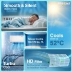 Whirlpool 1.5 Ton 3 Star, New star rated, Magicool Inverter Split AC (MAGICOOL 15T 3S INV CNV S6K2PP0, Copper, Convertible 4-in-1 Cooling Mode, HD Filter White) - Image 9