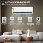LG 1.5 Ton 3 Star, New star rated, Smart Inverter Split AC (Copper, AI Convertible 6-in-1, Faster Cooling & Energy Saving, Diet Mode+, HD Filter with Anti-Virus Protection,Him Clean, AS-Q18JNXE,White) - Image 3