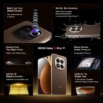 REDMI Note 15 Pro+ 5G (Coffee Mocha, 8GB + 256GB) | 200MasterPixel OIS Camera | Snapdragon 7s Gen 4 | CrystalRes AMOLED | IP69/69K | 6500mAh Si/C Battery | 100W HyperCharge - Image 9