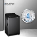 Haier 8 Kg 5 Star Fully Automatic Top Load Washing Machine (HSW80-678ES8, Oceanus Wave Drum, Dark Jade Silver) - Image 3
