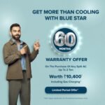Blue Star 1.5 Ton 3 Star,New Star Rated, Wi-Fi Smart Inverter Split AC (Copper, 5 in 1 Convertible Cooling, DigiQ Hepta Sensor, Blue Fins,Turbo Cool,Blue Fins (IA318ZXUS, White) - Image 8