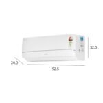 Voltas 1.5 ton 3 star Rating Inverter Split AC (Copper, Convertible 5-in-1 Cooling Mode, 2-Way Air Swing, Anti-dust Filter with Anti Microbial Coating, Auto Clean, Memory Restart (183INV CAV, White) - Image 4