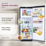 Godrej 244 L 3 Star 5 Years Comprehensive New Launch | Convertible Freezer | 95%+ Food Surface Disinfection | Double Door Refrigerator (2026 Model, RT EONVALOR 280CN RCIF FS ST, Fossil Steel) - Image 5