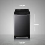Haier 8 Kg 5 Star Fully Automatic Top Load Washing Machine (HSW80-678ES8, Oceanus Wave Drum, Dark Jade Silver) - Image 2