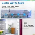 Bosch 207 L, 4 star, Direct-Cool Single Door Refrigerator | 18 Hrs Cooling Retention | 2.5X Faster Cooling | Spacious Multi Box | XL Dry Storage | SuperFreeze (2026 model, CST20W34VI, Feather Wine) - Image 5