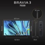 Sony BRAVIA 3 Series 189 cm (75 inches) 4K Ultra HD AI Smart LED Google TV K-75S30 (Black) - Image 9