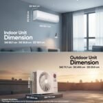 LG 1 Ton 4 Star,New star rated,DUAL Inverter Split AC (Copper, AI Convertible 6-in-1 with VIRAAT Mode,Faster Cooling & Energy Saving, 4 Way Swing, HD Filter with AntiVirus Protection,AS-Q13JNYE,White) - Image 5