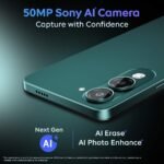 iQOO Z10 Lite 5G (Cyber Green, 4GB RAM, 128GB Storage) | 6000 mAh Battery | Dimensity 6300 5G Processor with 433K+* AnTuTu Score | IP64 Rated & Military Grade Shock-Resistance* - Image 5