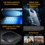 iQOO 15R (Triumph Silver, 8GB RAM, 256GB Storage) | Snapdragon® 8 Gen 5 Processor | India’s Slimmest Smartphone in 7600mAh Battery* | Segment's Most Stable 144FPS Gaming* - Image 3
