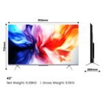 Haier 108 cm (43) P7GT Series 4K Ultra HD Smart LED Google TV 43P7GT-P (Grey) - Image 8
