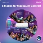 Voltas 1.5 ton 3 Star, New star rated, Inverter Split AC (Copper, Convertible 6-in-1 cooling modes, Ai Enabled, 4-way Swing, Sleep Mode, Auto Clean (183INV VERTIS AI ZEST GOLD, White) - Image 7