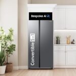 Samsung 653 L, 3 Star, Frost Free, Double Door, Convertible 5-in-1 Digital Inverter, Side By Side AI Enabled Smart Refrigerator with WiFi (RS76CG8003S9HL, Silver, Refined Inox) - Image 6