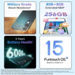 iQOO Z10 Lite 5G (Cyber Green, 4GB RAM, 128GB Storage) | 6000 mAh Battery | Dimensity 6300 5G Processor with 433K+* AnTuTu Score | IP64 Rated & Military Grade Shock-Resistance* - Image 3