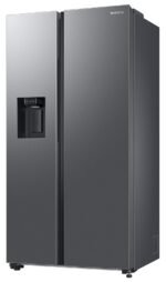 Samsung 633 L, 3 Star, Frost Free, Double Door, Convertible 5-in-1 Digital Inverter, Side By Side Refrigerator with AI, WiFi & Water & Ice Dispenser (RS78CG8543S9HL, Silver, Refined Inox) - Image 6