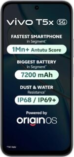 vivo T5x 5G (Cyber Green, 6GB RAM, 128GB Storage) | 50MP AI Dual Camera | 32MP Selfie | 6.76" FHD+ Display | 7200mAh Battery | Dimensity 7400-Turbo Processor | Fast Charging | Dual SIM Smartphone - Image 8