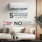 Godrej 1.5 Ton 3 Star, 5 Years Comprehensive Warranty,AI Powered, 5 in1 Convertible Cooling, Inverter Split AC (Copper, Heavy Duty Cooling at 52°C, AC 1.5T SIC 18NTC3 WZE 3S,White) - Image 3