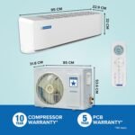 Blue Star 1.5 Ton 3 Star,New Star Rated, Wi-Fi Smart Inverter Split AC (Copper, 5 in 1 Convertible Cooling, DigiQ Hepta Sensor, Blue Fins,Turbo Cool,Blue Fins (IA318ZXUS, White) - Image 4