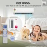 LG 1.5 Ton 3 Star, New star rated, Smart Inverter Split AC (Copper, AI Convertible 6-in-1, Faster Cooling & Energy Saving, Diet Mode+, HD Filter with Anti-Virus Protection,Him Clean, AS-Q18JNXE,White) - Image 8