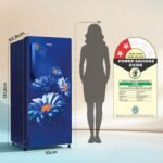 Haier 190L 2 Star Direct Cool Single Door Refrigerator | Toughened Glass Shelves | Fast Ice Making in Just 60 minutes | Large Veg Box| Easy Clean Back (HED-202TMHA-N, Marine Hilton) - Image 2