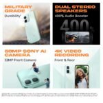 iQOO Z11x 5G (Prismatic Green, 6GB RAM, 128 GB Storage) | Dimensity 7400-Turbo Processor | 7200 mAh Battery Smartphone | Powered by OriginOS 6 - Image 3