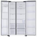 Samsung 633 L, 3 Star, Frost Free, Double Door, Convertible 5-in-1 Digital Inverter, Side By Side Refrigerator with AI, WiFi & Water & Ice Dispenser (RS78CG8543S9HL, Silver, Refined Inox) - Image 4