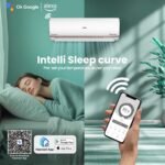 Haier 1 Ton 4 Star Smart Split AC (3470W, Copper, Wi-Fi, 4-Way Swing, 7 in 1 Convertible, Anti Bacterial Filter, Cools at 60°C Temp, 20 Mtr. Air Throw - HSU13K-PYFR4BN-INV, White) - Image 3