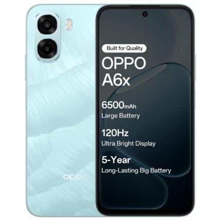 Oppo A6X 4G (Ice Blue, 4GB RAM, 64GB Storage) with No Cost EMI/Additional Exchange Offers