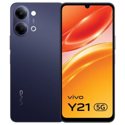 vivo Y21 5G (Midnight Blue, 8GB RAM, 128GB Storage) with No Cost EMI/Additional Exchange Offers