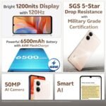 vivo Y21 5G (Midnight Blue, 8GB RAM, 128GB Storage) with No Cost EMI/Additional Exchange Offers - Image 2
