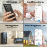 Samsung 419 L, 3 Star, Convertible 5-in-1, Digital Inverter, Frost Free Double Door, Bespoke AI WiFi Refrigerator (RT45HG6A43B1HL, Black DOI, 2026 Model) - Image 6