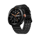 Fire-Boltt Axiom Round Smart Watch 1.43″ Super AMOLED Display with Always‑On Mode, Bluetooth Calling, Rotating Crown, SPO₂ & Heart Rate Monitor, IP67 Waterproof Silicone Smartwatch for Men - Black