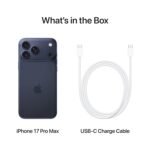 Apple iPhone 17 Pro Max 1 TB: 17.42 cm (6.9″) Display with Promotion, A19 Pro Chip, Best Battery Life in Any iPhone Ever, Pro Fusion Camera System, Center Stage Front Camera; Deep Blue - Image 2