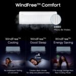 Samsung 1.5Ton 3Star,New Star rated, Bespoke AI WindFree Inverter Smart Split AC (WiFi, Energy Saving, Voice Control, Powerful Cooling, Digital Inverter,4 Way swing, 5 Step Convertible,AR60H18D1LWNNA) - Image 4