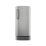 LG 185 L, 5 Star, Smart Inverter, Direct Cool Single Door Refrigerator (GLD1956ZAPZ, Shiny Steel, Base stand with Drawer)
